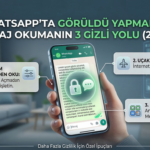 WhatsApp görüldü yapmadan mesaj okuma