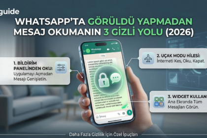 WhatsApp görüldü yapmadan mesaj okuma